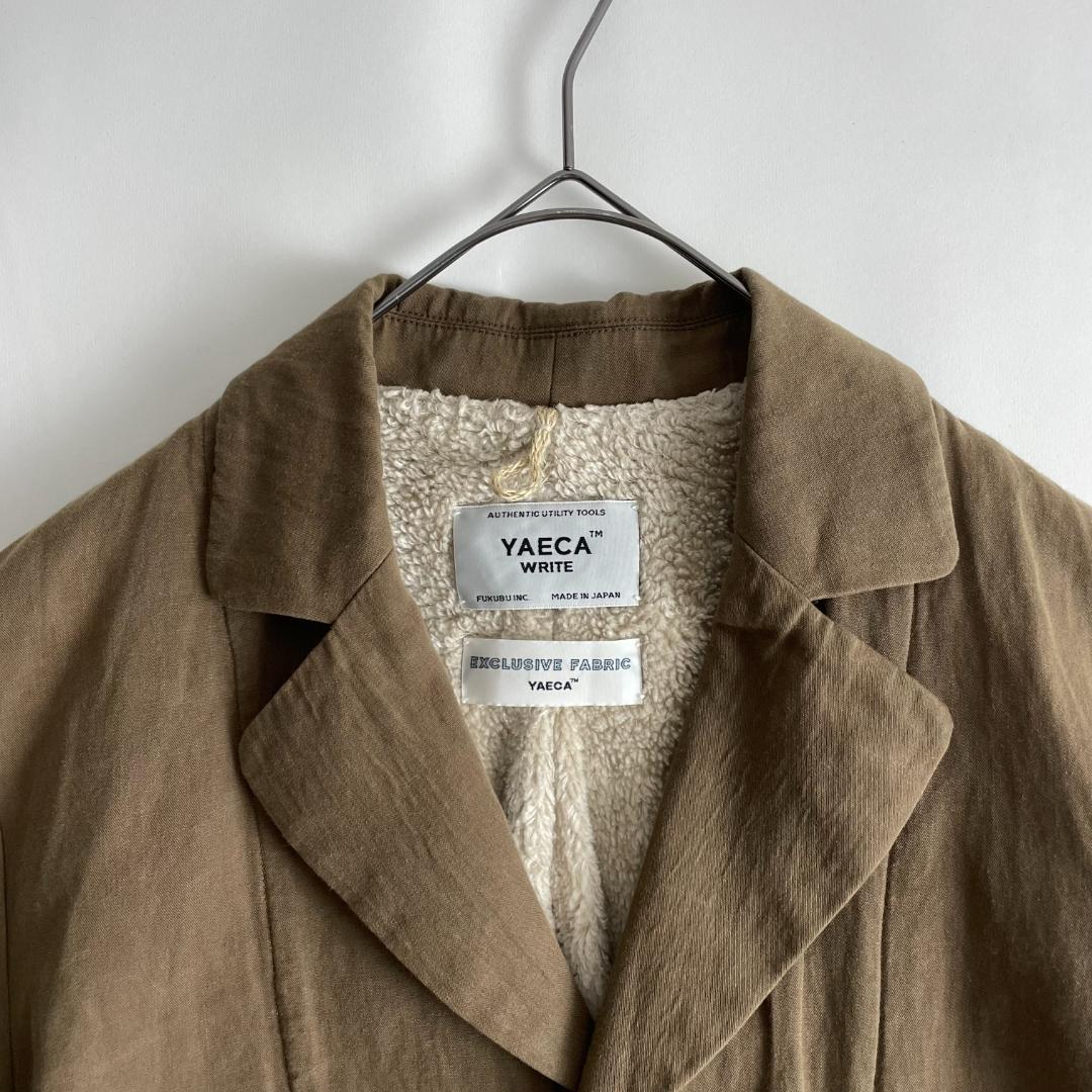YAECA (pa) オイルドワークコート 裏ボア アトリエ ダスター ショップ