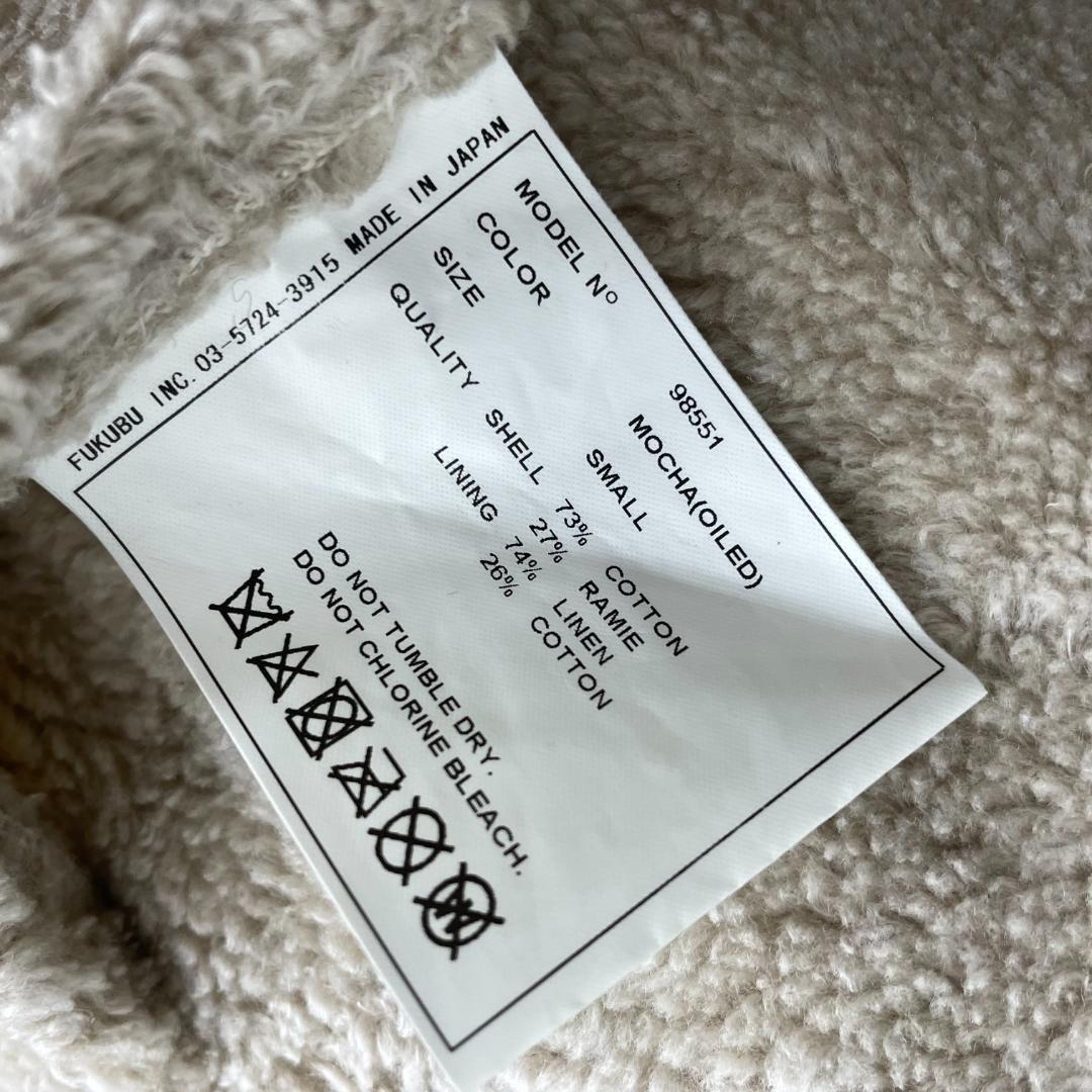 YAECA (pa) オイルドワークコート 裏ボア アトリエ ダスター ショップ