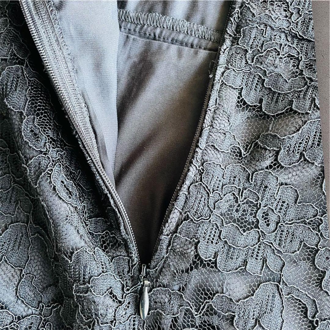 美品✨ アールズガウン 総レース ロングワンピース 4L 黒 ブラック