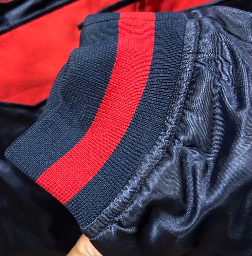 当時物☆大阪近鉄バファローズ☆スタジャン☆ジャンパー☆ネイビー/レッド☆中古品