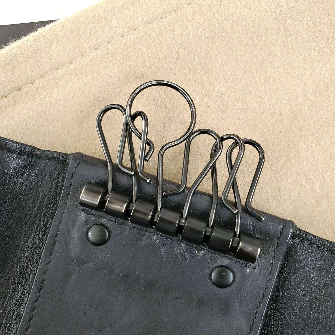 Bottega Veneta ボッテガ キーケース 黒 ブラック イントレ 6連