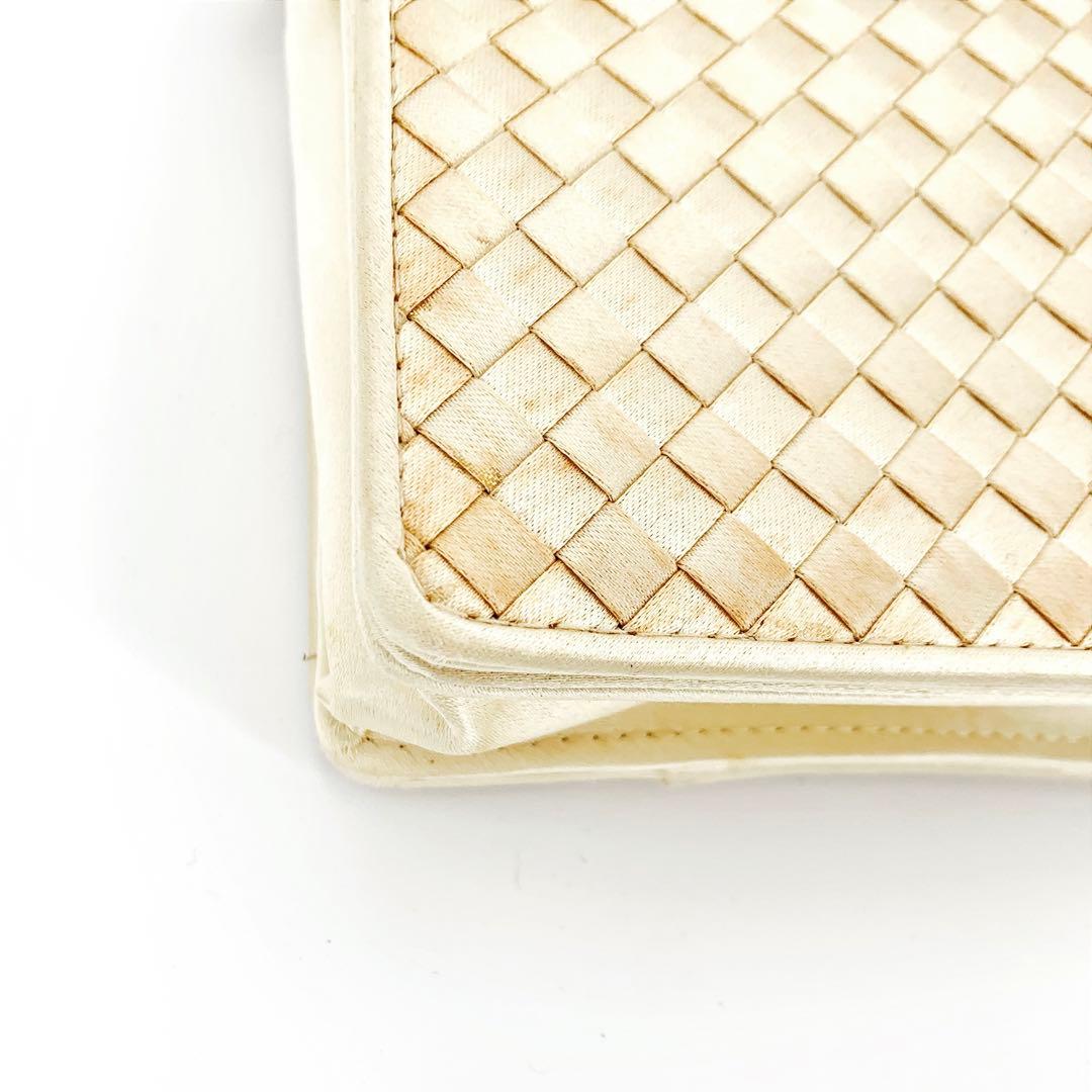 【美品】ボッテガヴェネタ ショルダーバッグ タッセル サテン