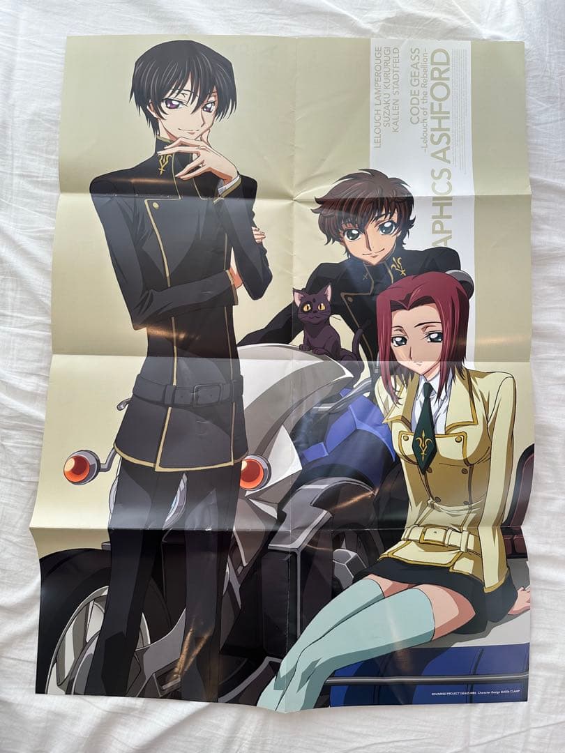 コードギアス アニメディア　ニュータイプ　アニメージュ　ポスター　冊子　付録