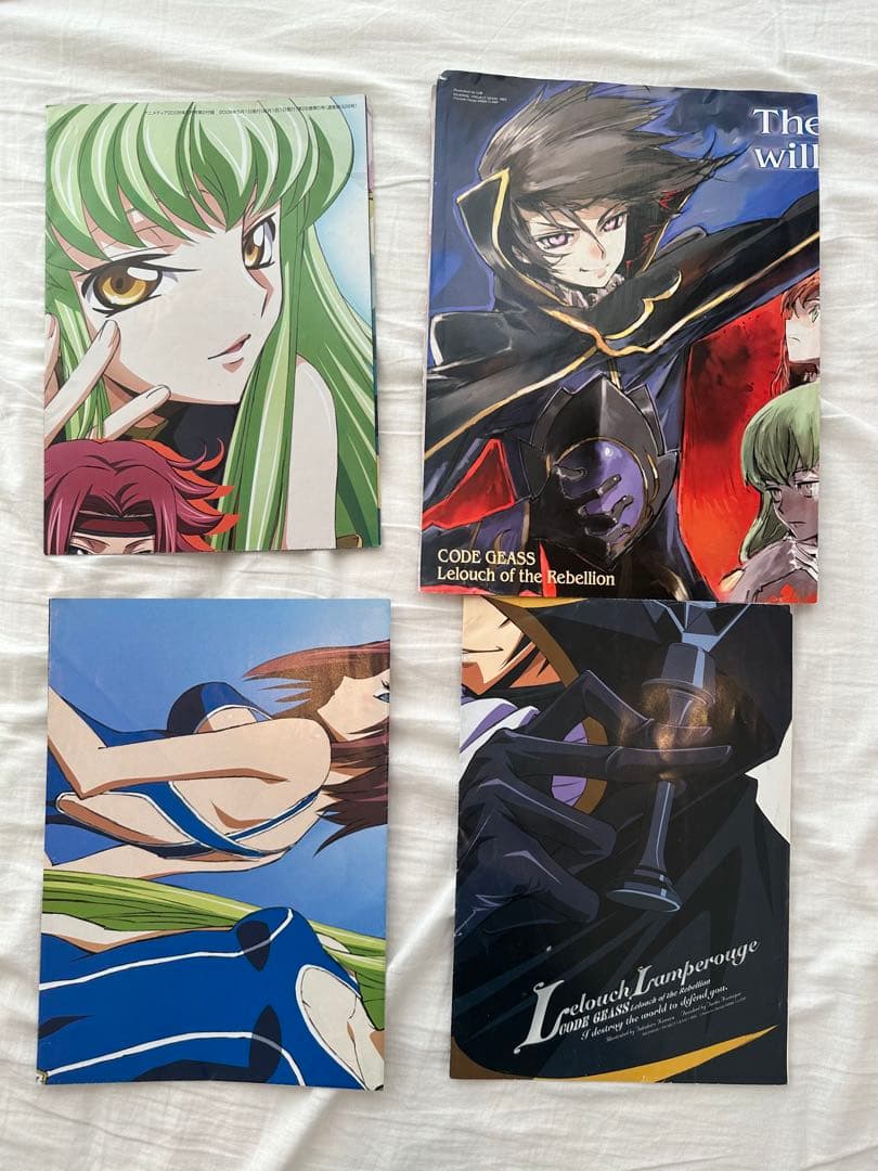 コードギアス アニメディア　ニュータイプ　アニメージュ　ポスター　冊子　付録