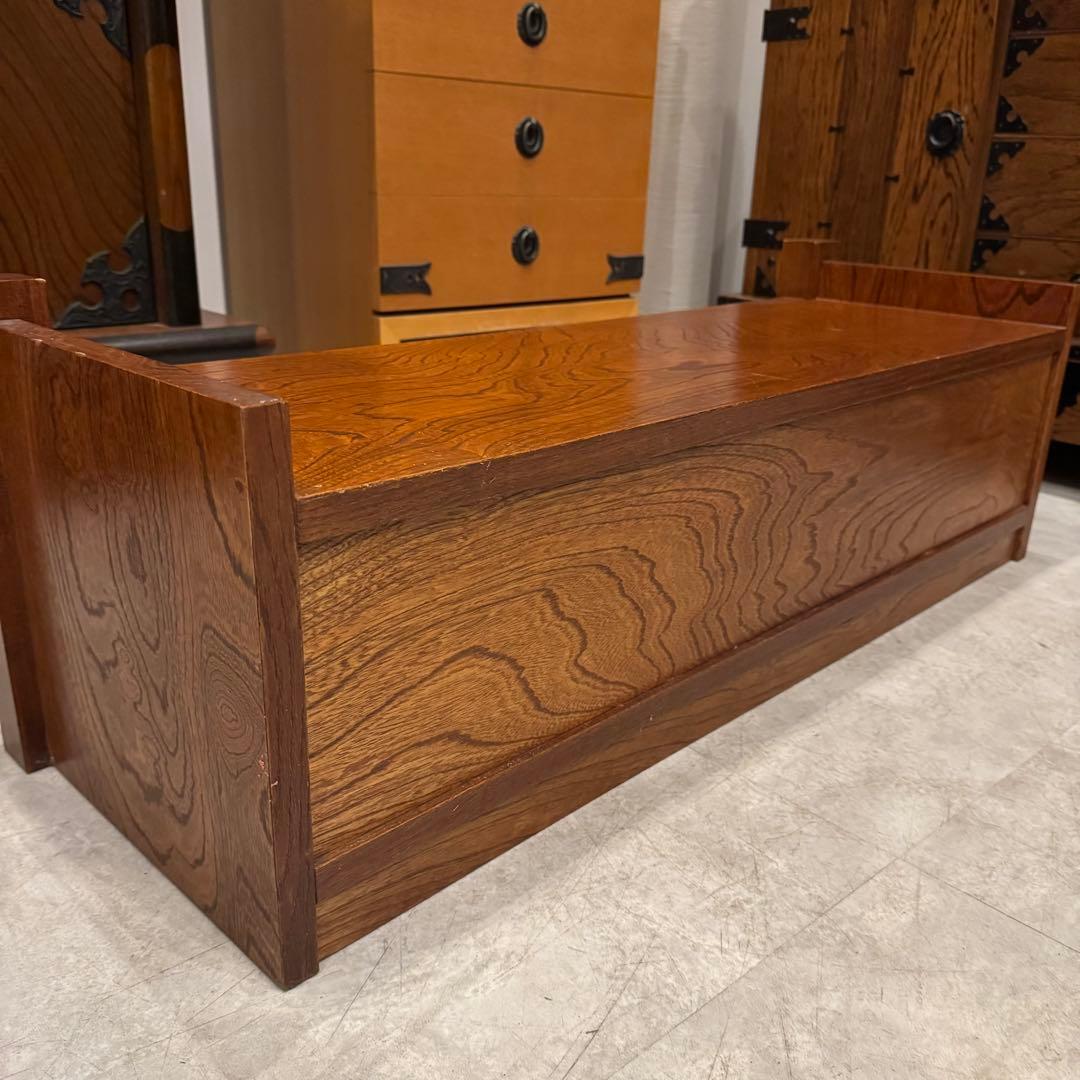 天然木 国産 ケヤキ材 置き床 飾り台 ヴィンテージ