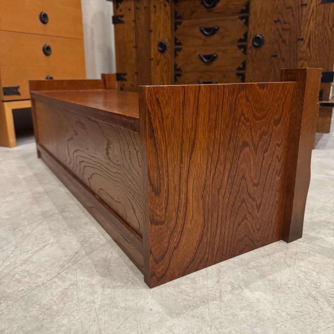 天然木 国産 ケヤキ材 置き床 飾り台 ヴィンテージ