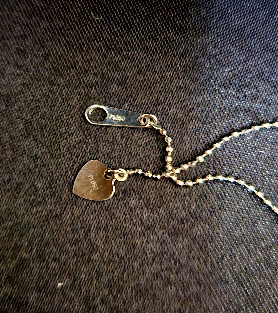 専用です。一点もの！ Pt850 ダイヤ　ステーション　ネックレス 0.53ct