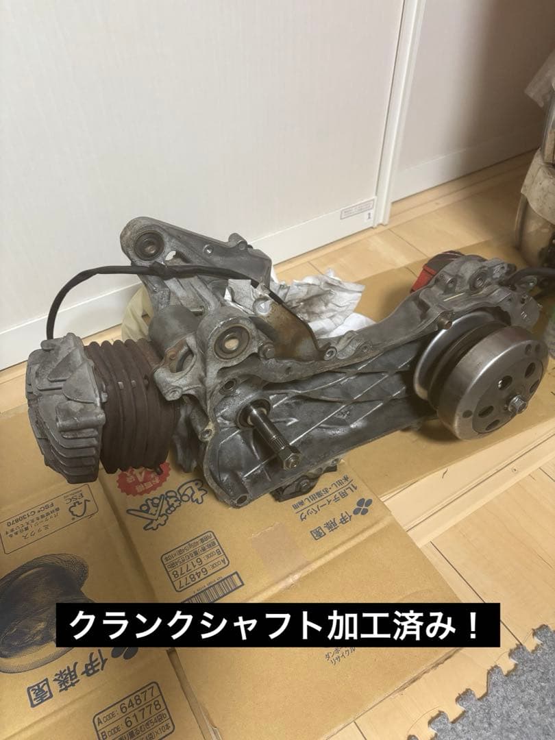 ライブディオ　AF34・AF35 クランクベアリング交換済みエンジン。　加工多数