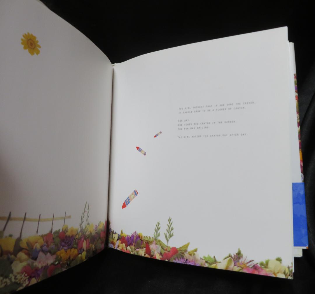 クレヨンの花 川端誠著　えほん　★帯付き美本／初版★