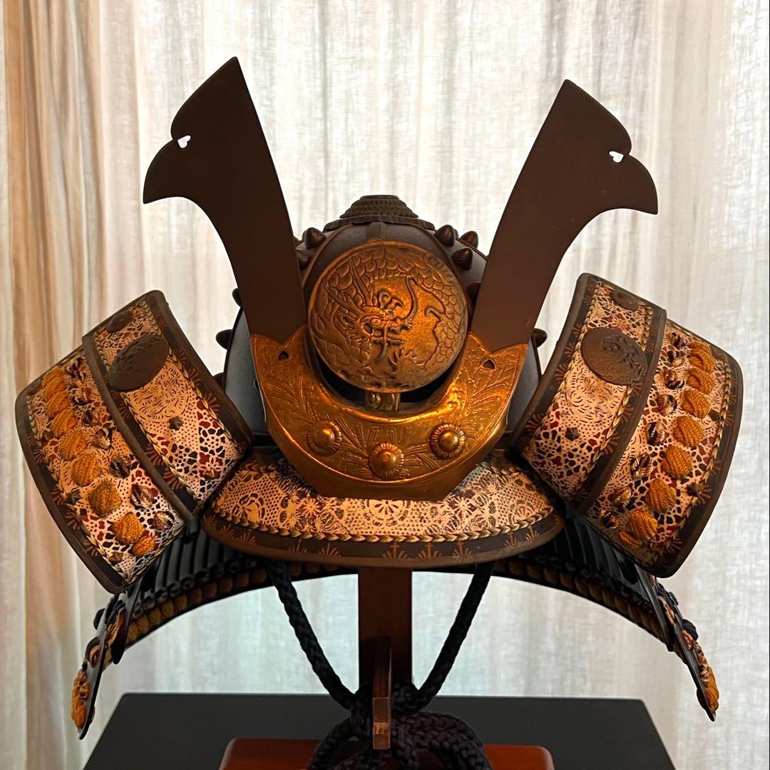 超美品！『薩摩国住光忍十一代作』日本 甲冑 錆胴鉄錆鋲当世具足『鎧 一式』等身大