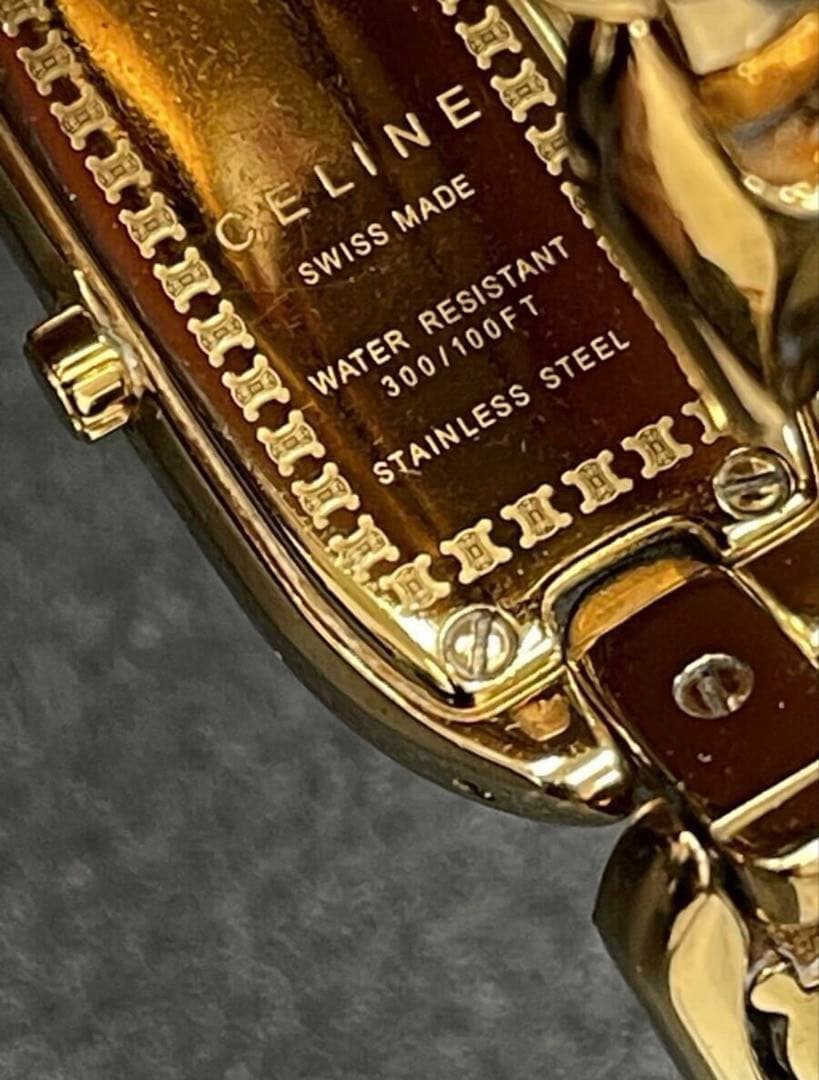 CELINE セリーヌ 腕時計 マカダム バングル レディース