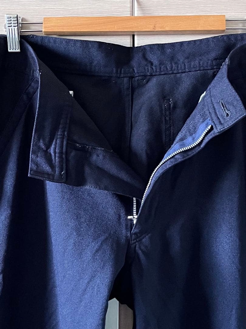 25ss コムデギャルソンシャツ ポリ縮ユーティリティパンツ NAVY M