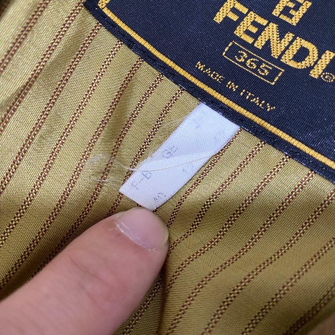 フェンディ ダブルブレスト　ウール　カシミヤ　コート　ジャケット