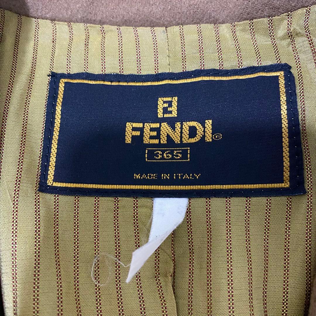 フェンディ ダブルブレスト　ウール　カシミヤ　コート　ジャケット