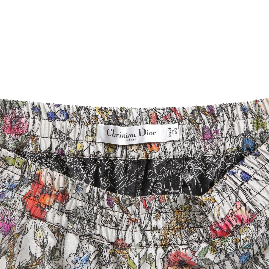 クリスチャンディオール Mille Fleurs サイドロゴ ショートパンツ