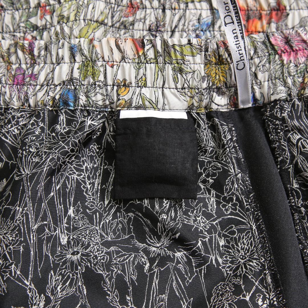 クリスチャンディオール Mille Fleurs サイドロゴ ショートパンツ