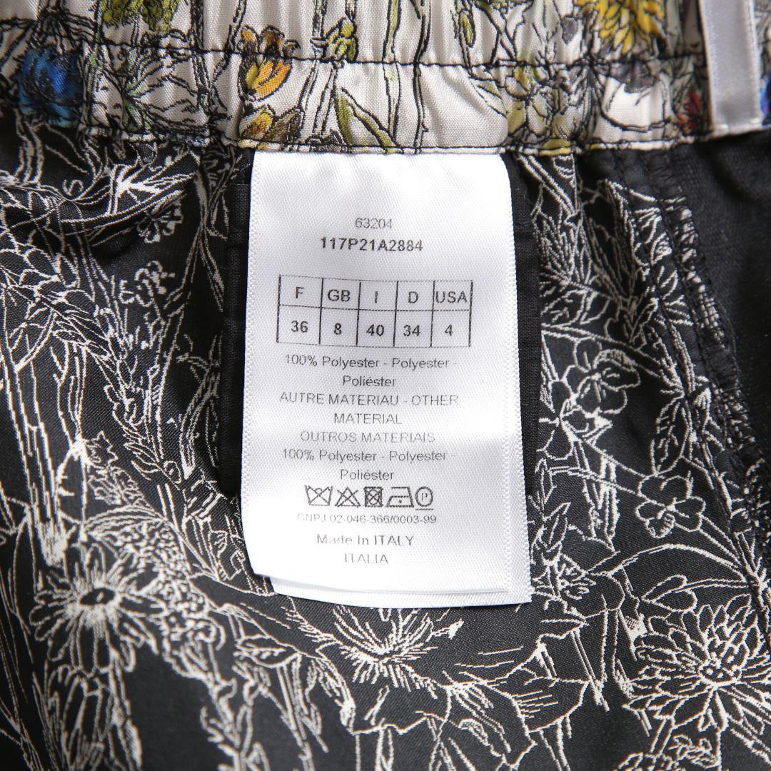 クリスチャンディオール Mille Fleurs サイドロゴ ショートパンツ