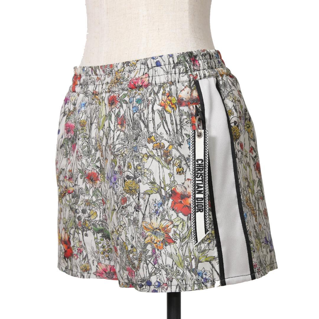 クリスチャンディオール Mille Fleurs サイドロゴ ショートパンツ