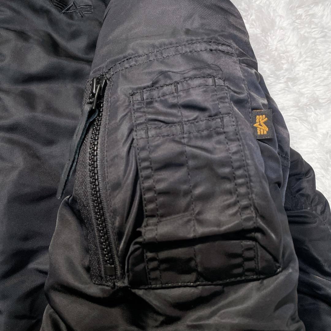 JAPAN FIT アルファインダストリーズ N-3B N3B XL 黒 ファー