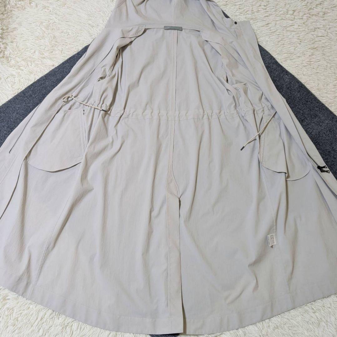 ✨美品✨ セオリーリュクス 現行 ロング ナイロンコート ベージュ S