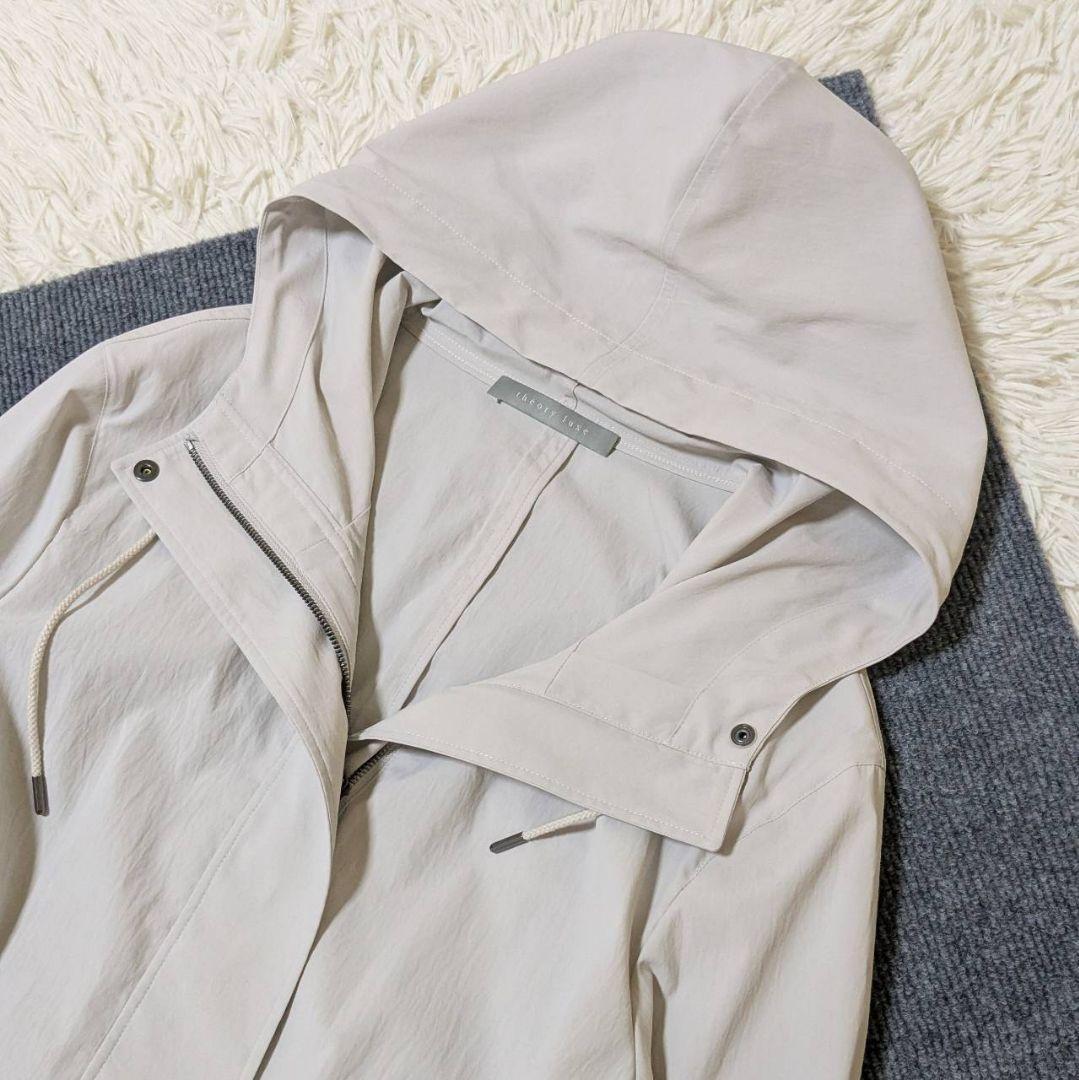 ✨美品✨ セオリーリュクス 現行 ロング ナイロンコート ベージュ S