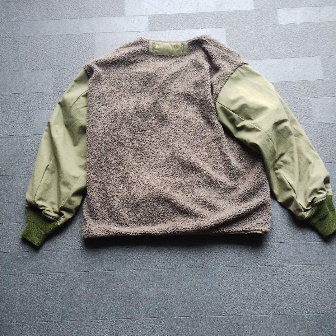 アナクロノーム　ノーカラーボアジャケット　ANACHRONORM　日本製