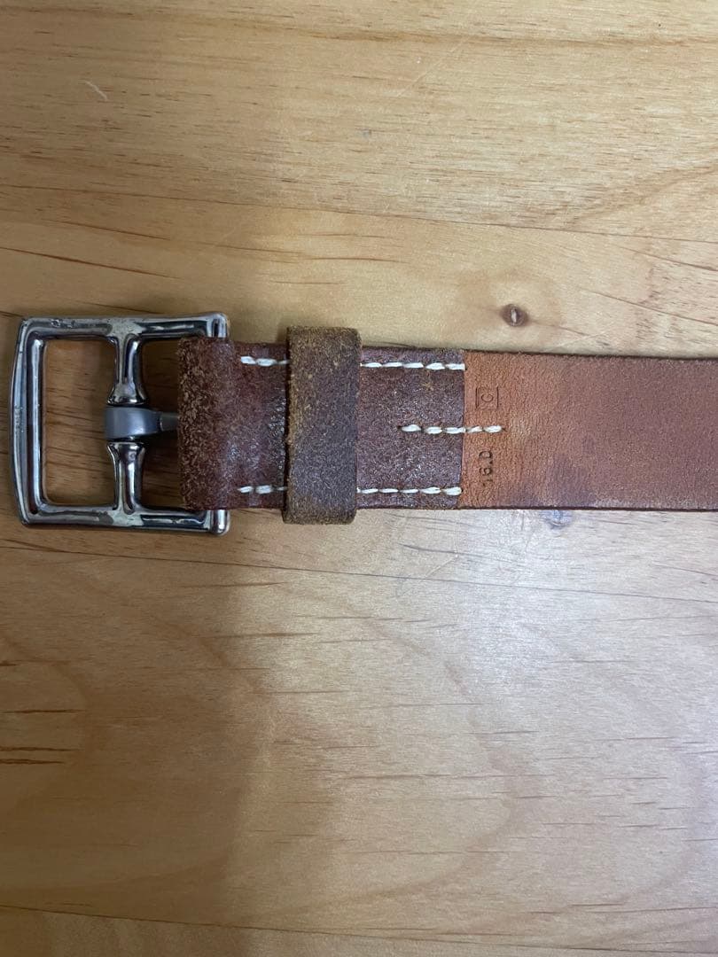 貴重 マルジェラ期 エルメス エトリヴィエール レザーバングル ブレスレット