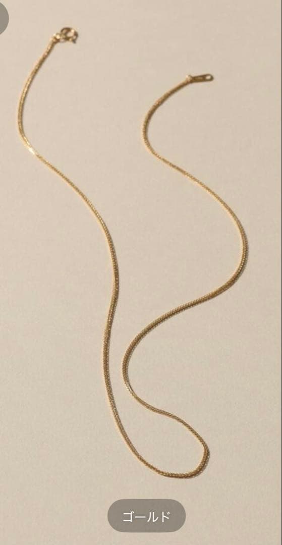 Lilas ミラノチェーン18K ネックレス