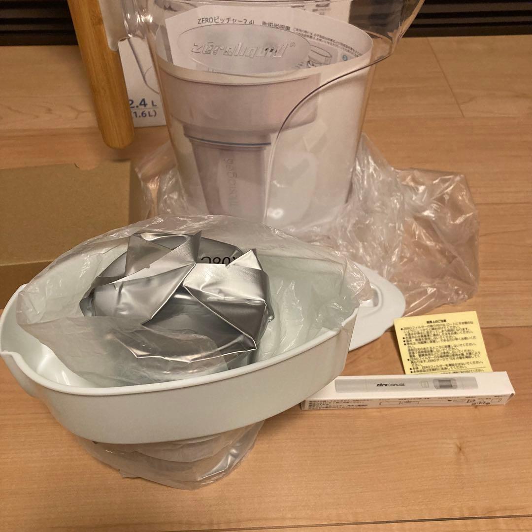 新品 ゼロリキッド ゼロ ピッチャー ポット型浄水器 ZL-PT24W