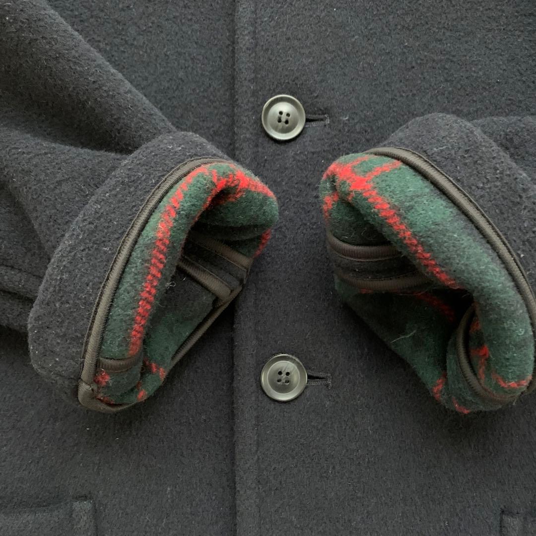 ＊美品＊ロンドントラディション ハーフコート ネイビー L