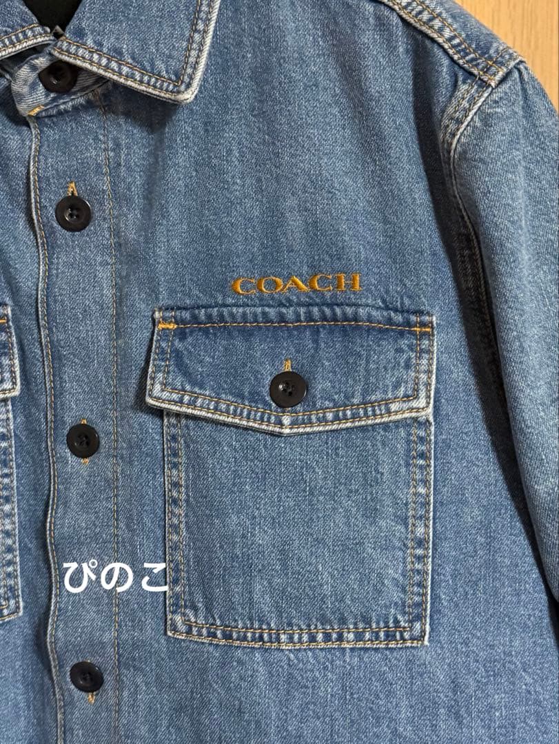 COACH ★ デニム オーバー シャツ　M