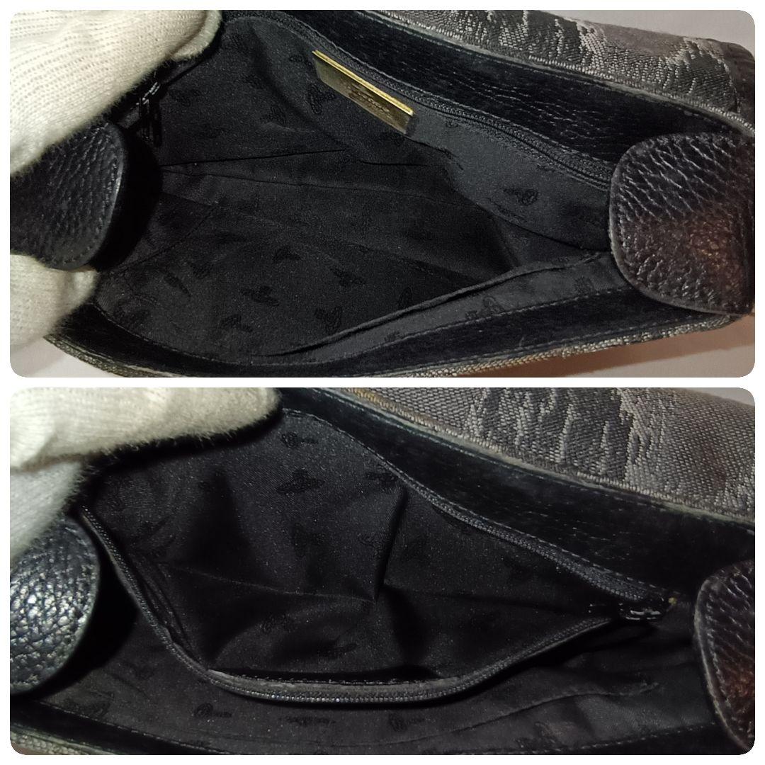 美品 正規品 ヴィヴィアンウエストウッド ショルダーバッグ レオパード 黒