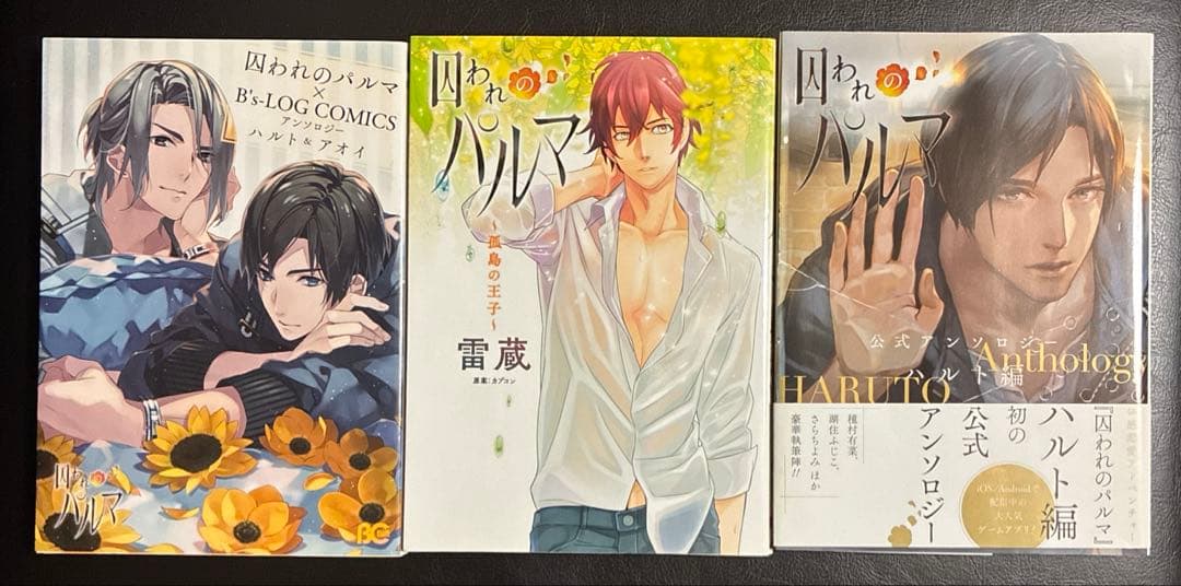 囚われのパルマ　公式アンソロジー　B's-LOG COMICS 孤島の王子