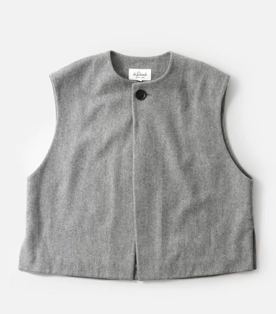 Le Glazik ルグラジック ウール フェルティング フランネル ジレ