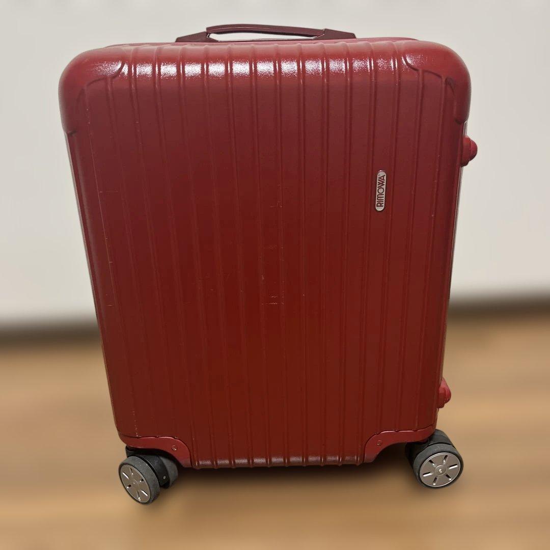リモワ サルサ スーツケース キャリー 4輪 トラベル ビジネス レッド　訳有
