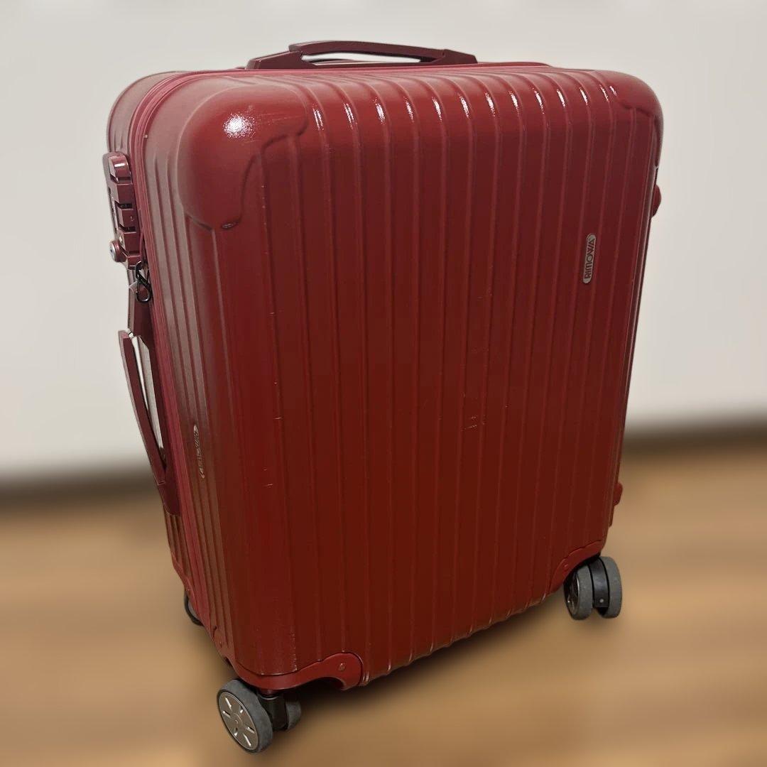 リモワ サルサ スーツケース キャリー 4輪 トラベル ビジネス レッド　訳有