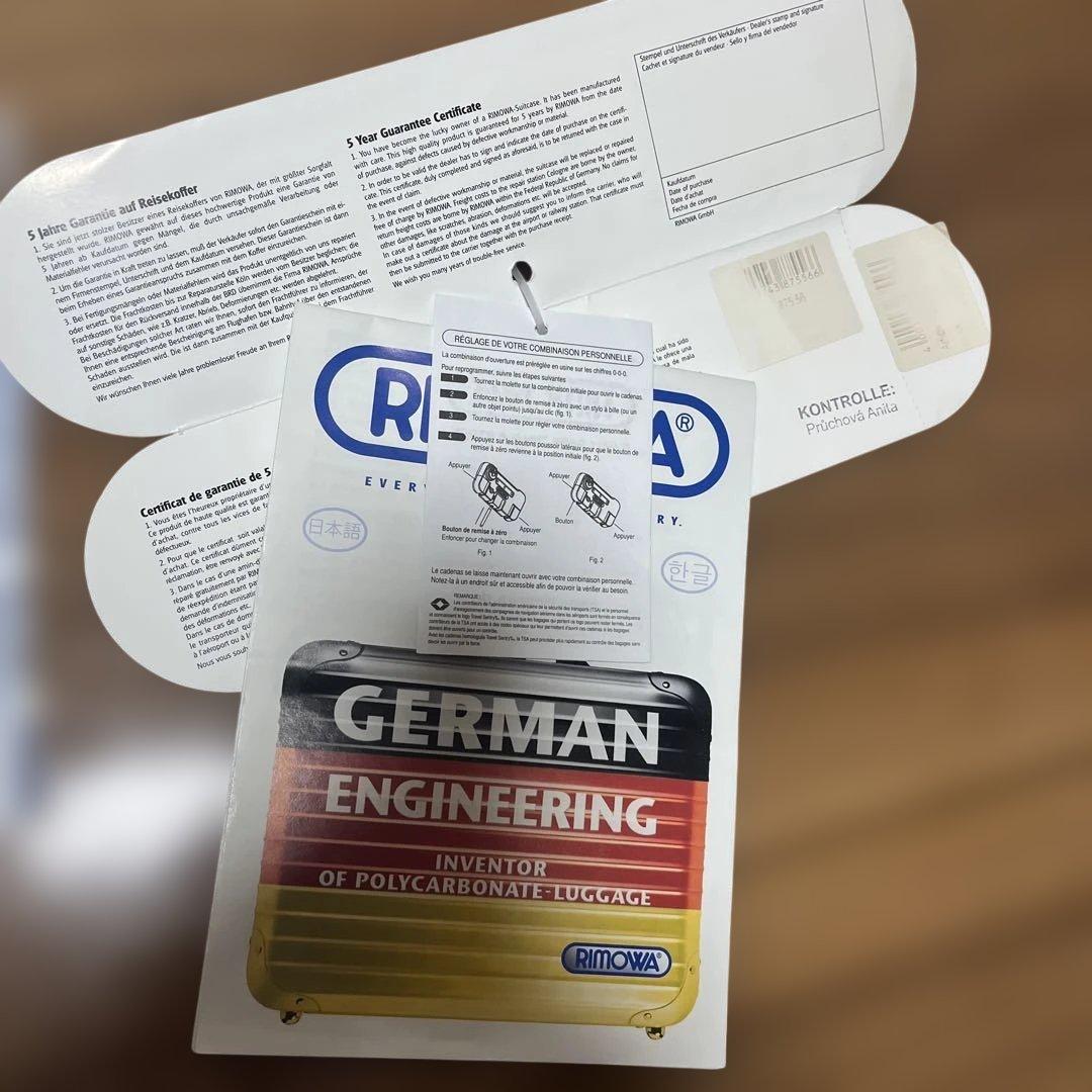 リモワ サルサ スーツケース キャリー 4輪 トラベル ビジネス レッド　訳有