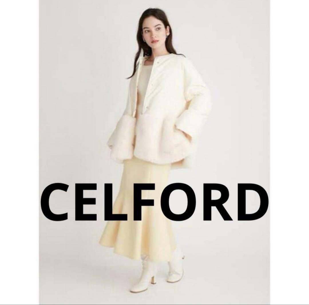 【Shiori♡】 セルフォード ファードッキングコート　ブルゾン　ファー