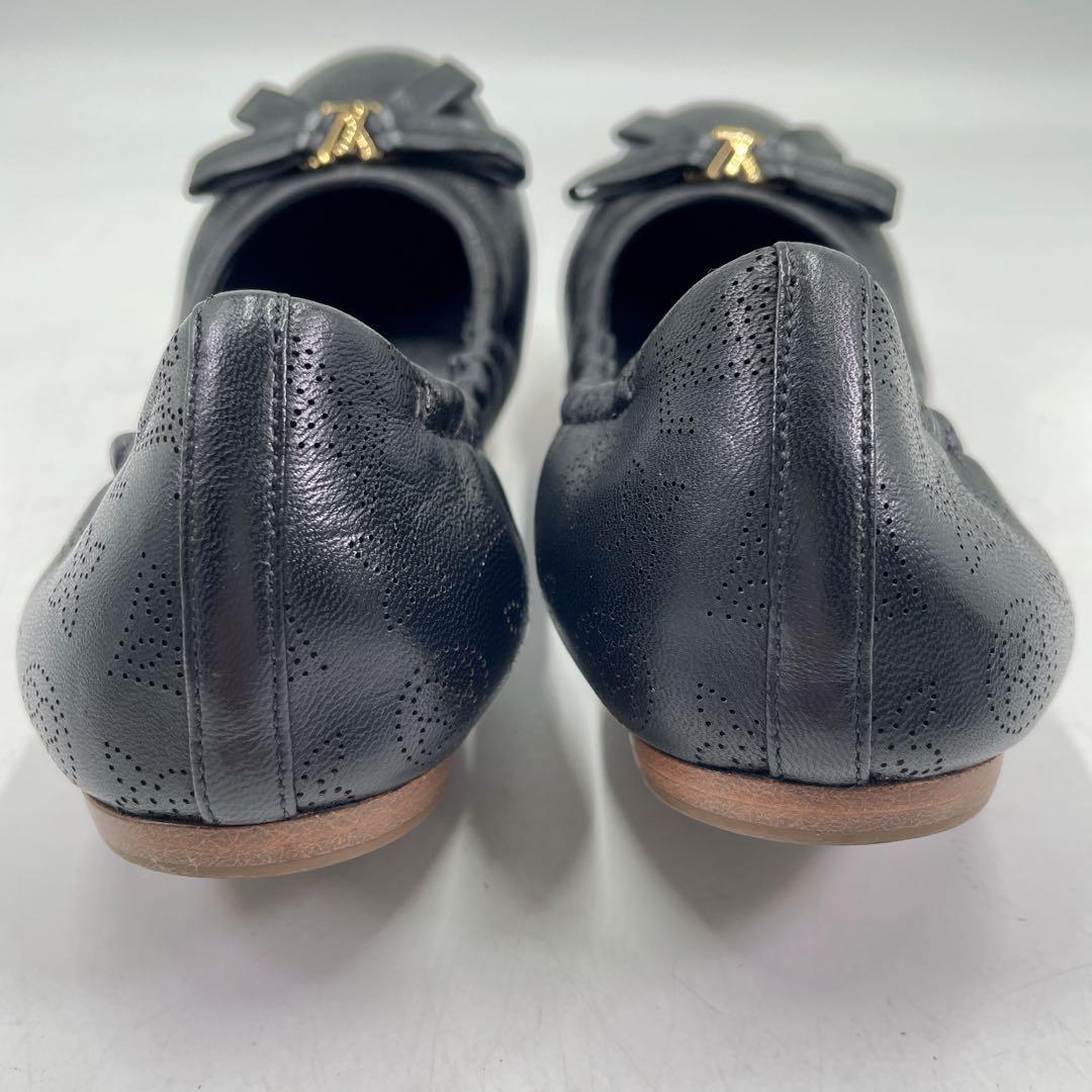 LOUIS VUITTON　ルイヴィトン　モノグラム　リボン　バレエシューズ