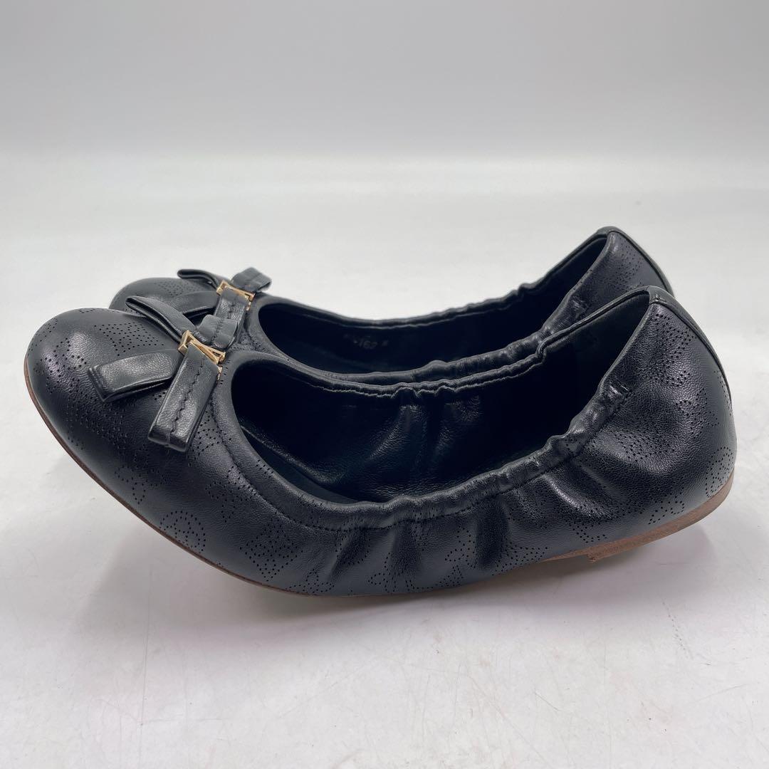 LOUIS VUITTON　ルイヴィトン　モノグラム　リボン　バレエシューズ