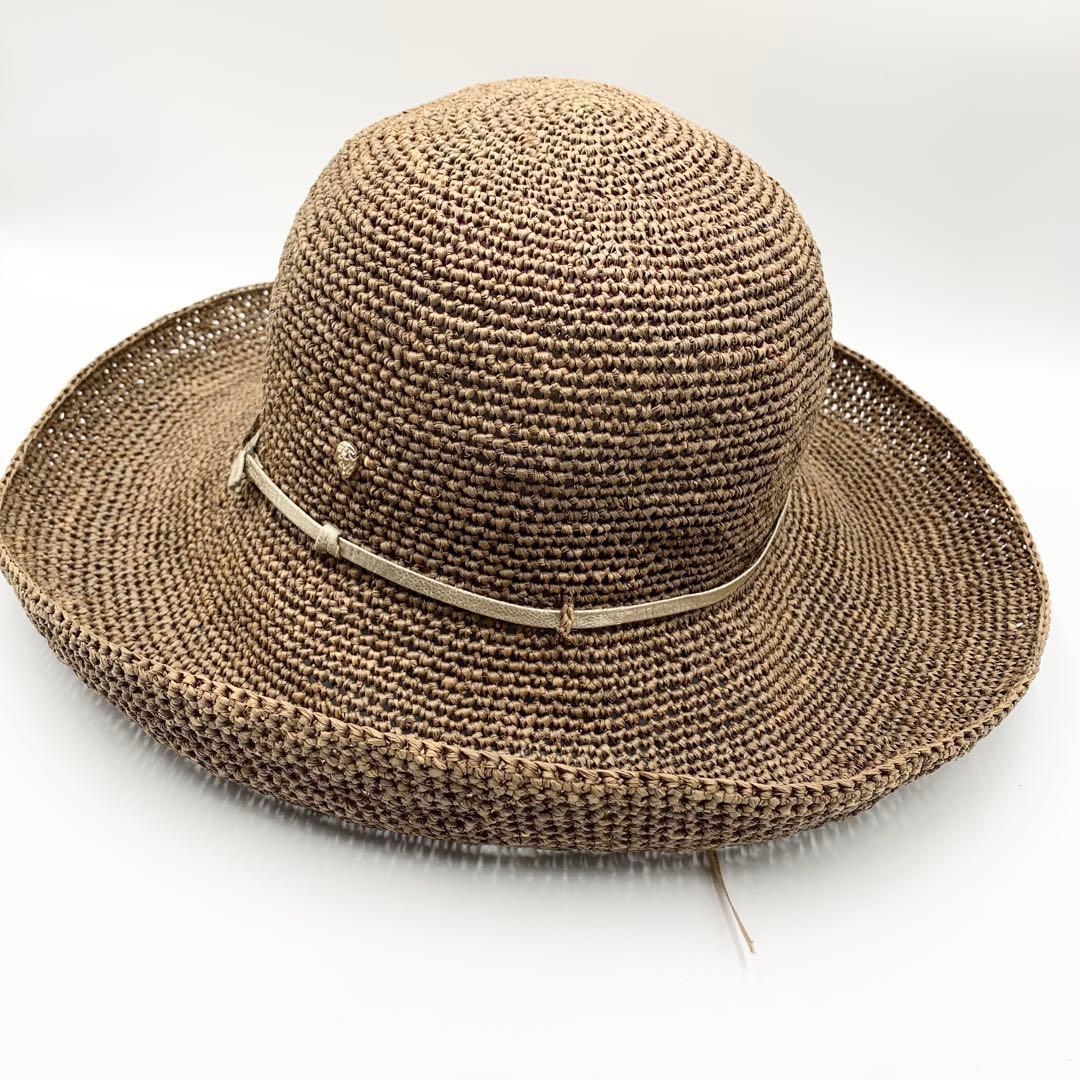 美品✨HELEN KAMINSKI 麦わら帽子 レディース ラフィア ハット.