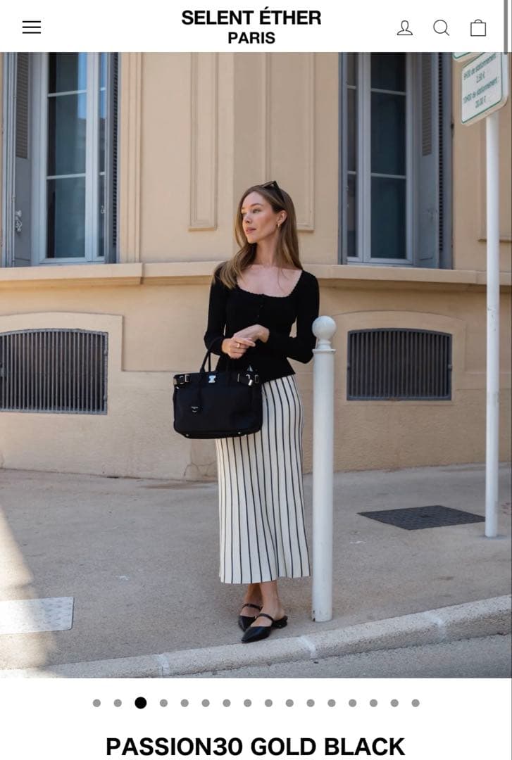 バッグ SELENT ETHER PASSION30 GOLD BLACK