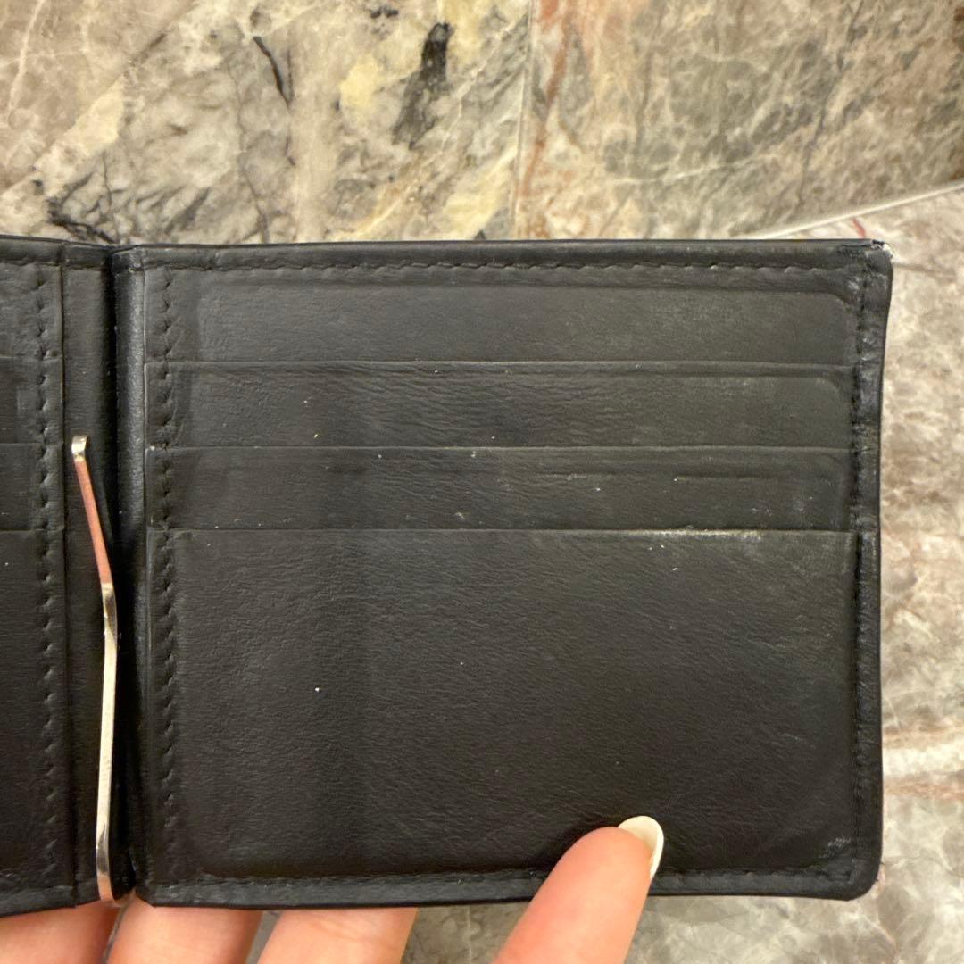 Bottega Veneta カセット マネークリップ 二つ折り財布 黒