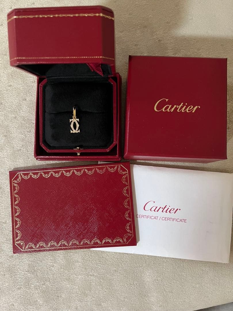 Cartier カルティエ 2C チャーム ペンダントトップ