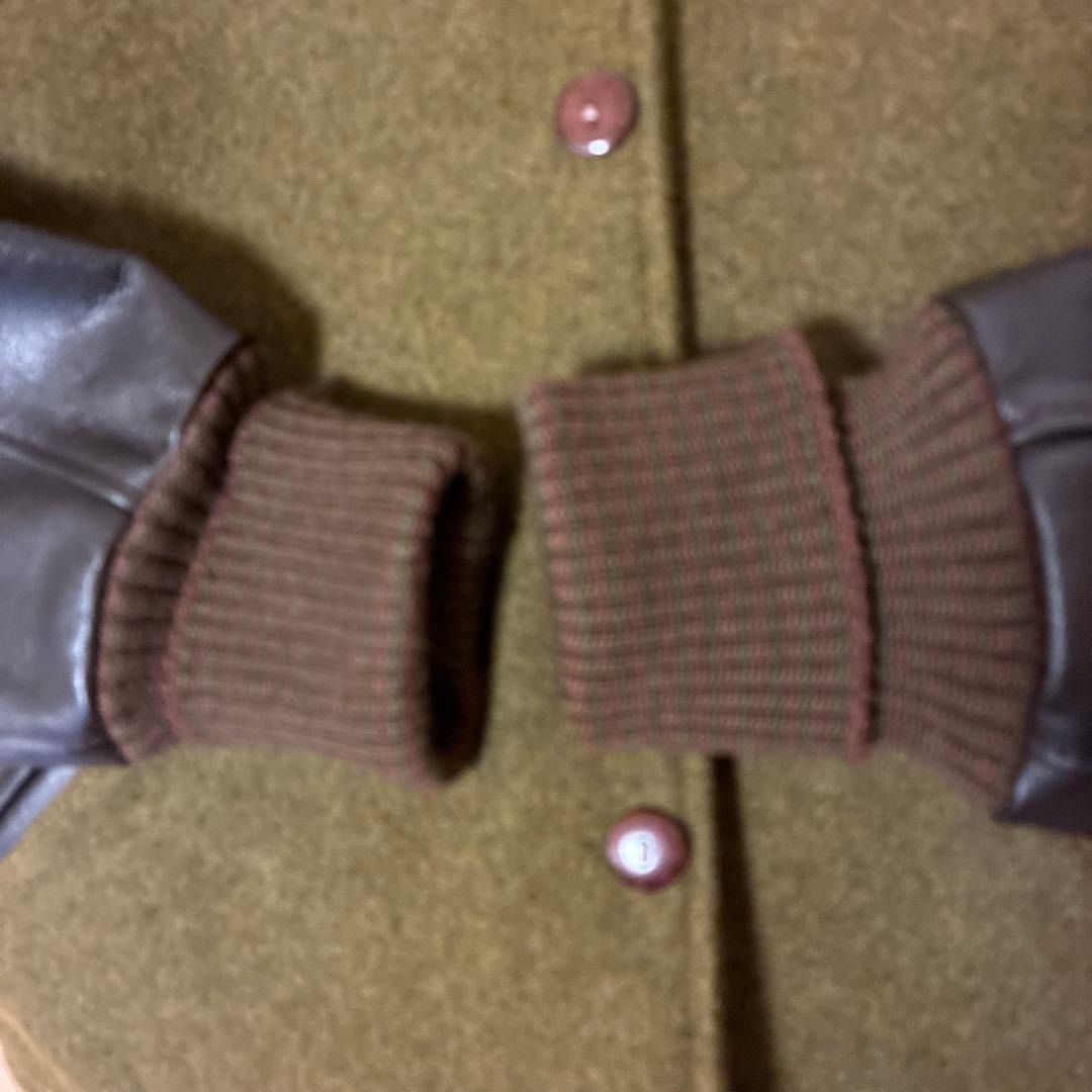 SKOOKUM ネペンテス別注サーコートスタジャン ウールレザー