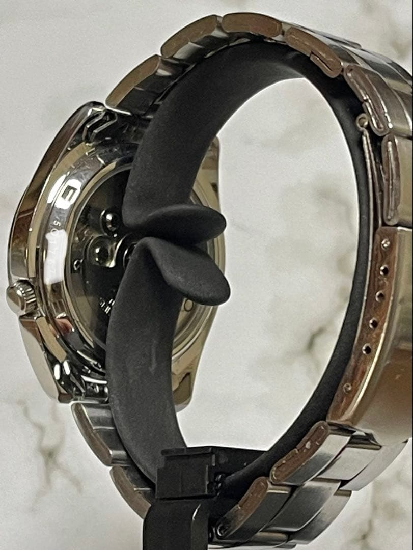 2015年10月製 セイコー5 オートマチック デイデイト　裏スケ　7S26