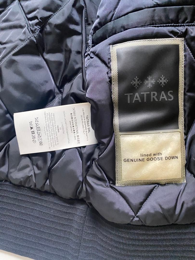 TATRAS ブラック キルティングジャケット