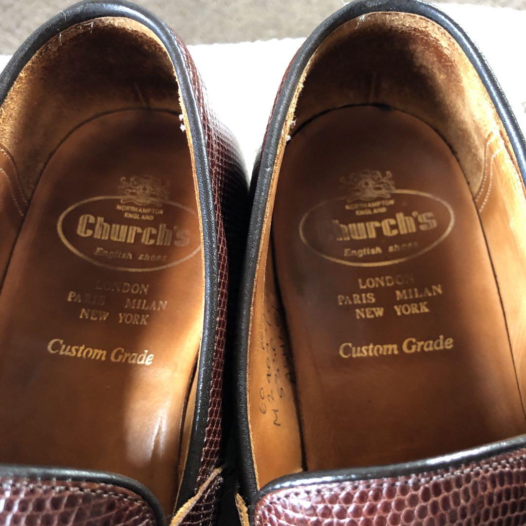 CHURCH'S　リザード　チャーチ　ローファー