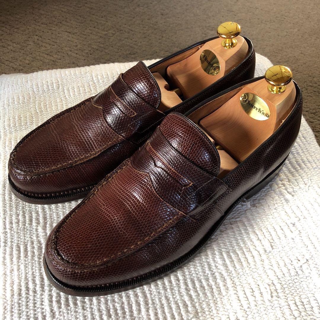 CHURCH'S　リザード　チャーチ　ローファー