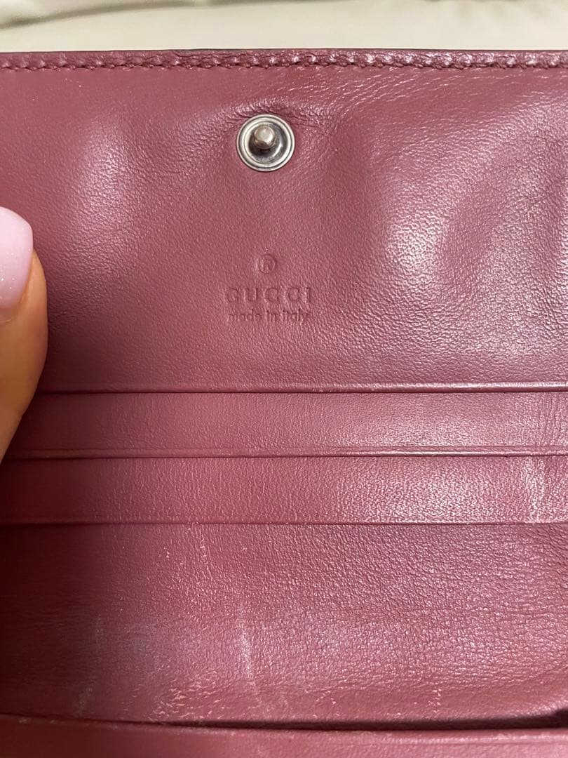 Gucci フラワープリント 二つ折り財布　即購入ok